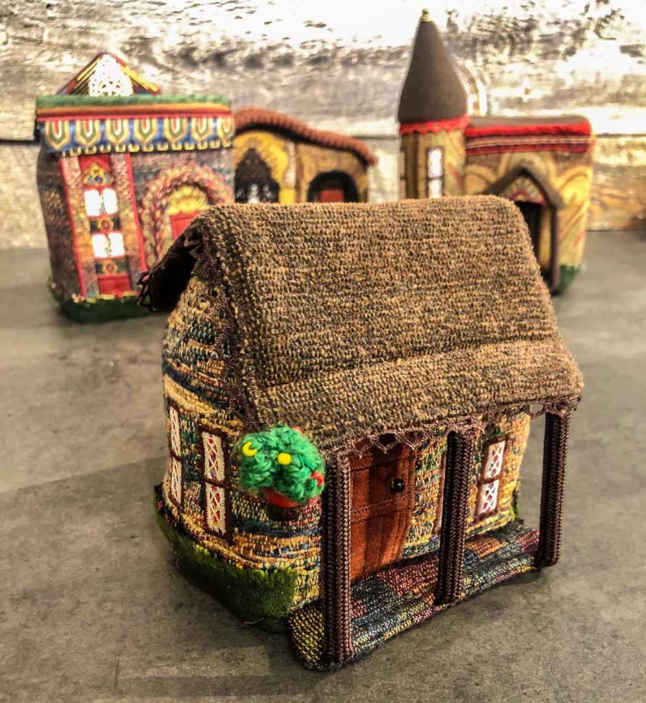 Fabric Treasure House Box by Mary Morine