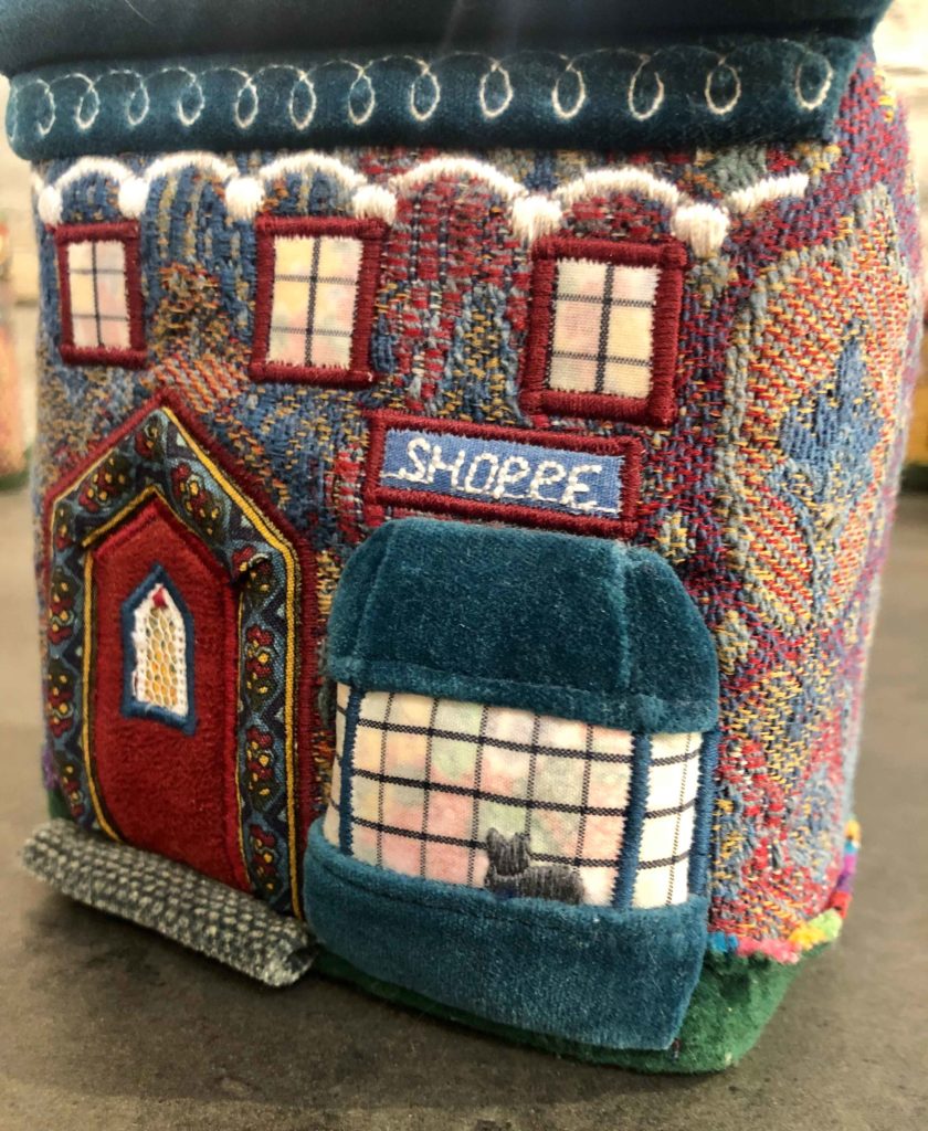 Fabric Treasure House Box by Mary Morine